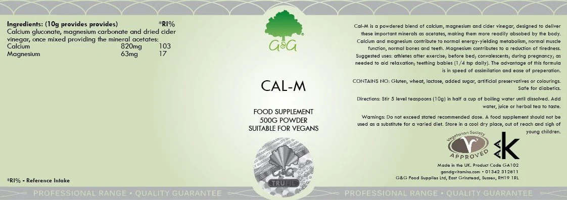 Cal-M capsules or powder – G&G Vitamins - Image 4