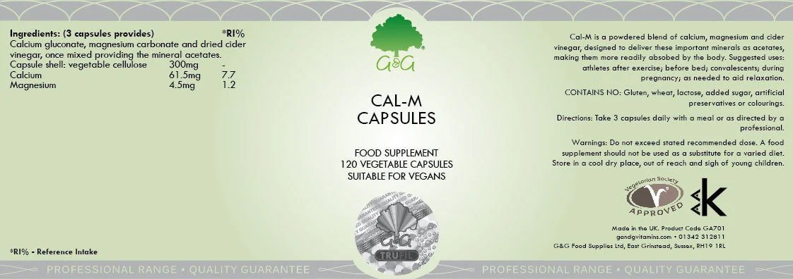 Cal-M capsules or powder – G&G Vitamins - Image 6