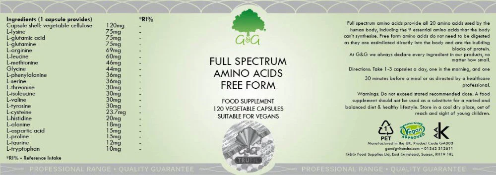 Full-spectrum amino acids – G&G - Image 4